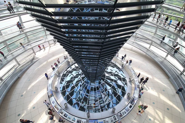 Dome German Reichstag Building Berlin Germany — Stock Photo, Image