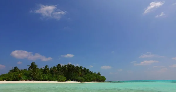 Uno Scatto Aereo Isola Alle Maldive — Foto Stock