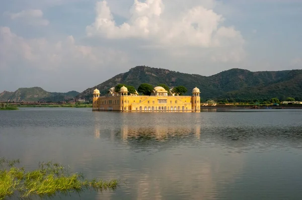 Jal Mahal Middle Man Sagar Lake Jaipur City Índia — Fotografia de Stock