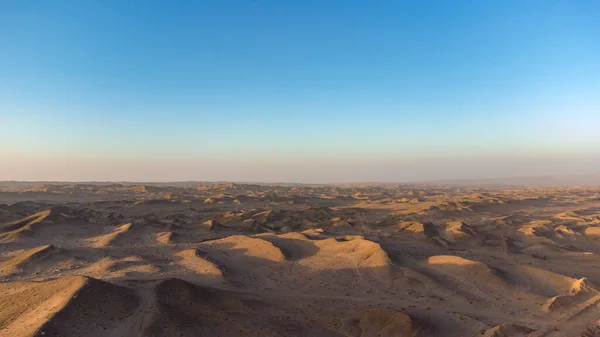 Una Bella Vista Deserto Sotto Cielo Azzurro — Foto Stock