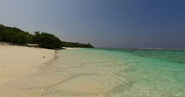 Una Vista Aérea Una Hermosa Isla Las Maldivas Tailandia — Foto de Stock