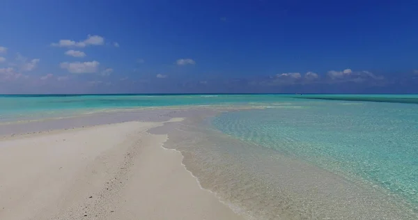 Breathtaking View Blue Sky Sandy Beach Maldives — Stock Photo, Image