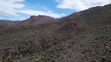 Arizona, Kamp 'taki Verde Nehri' nin hava görüntüsü.
