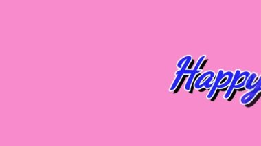 Pembe Arkaplanda Mutlu Paskalya Videoları Tam HD 1080p