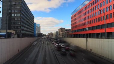 Suşevski Val Caddesi, Moskova, Rusya 'daki trafiğin zamanlaması