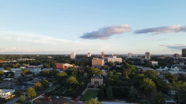 Eine Luftaufnahme Der Innenstadt Von Columbia South Carolina Usa — Stockvideo