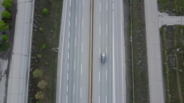 Ένα Βίντεο Drone Του Trans Canada Highway Στο Kamloops — Αρχείο Βίντεο