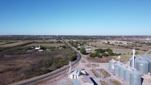 Plan Drone Une Usine Production Campagne — Video