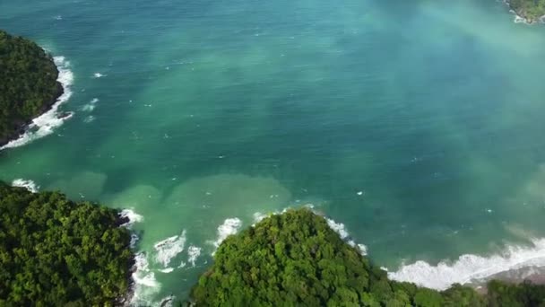 Drone Vliegen Verschillende Delen Van Maracas Beach Trinidad — Stockvideo