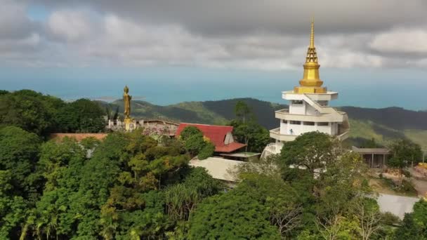 清迈泰国的一个高清建筑 华善道佛寺 — 图库视频影像