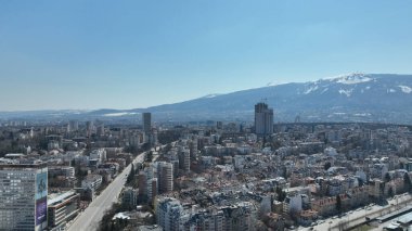 Sofya şehrinin güzel bir manzarası