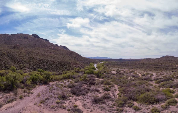 Een Prachtige Opname Van Rivier Verde Zijn Eerbetoon Sedona Verde — Stockfoto