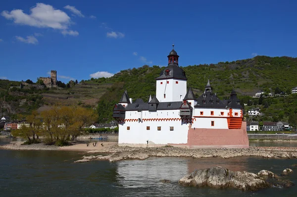 Beautiful View Pfalzgrafenstein Castle Kaub Germany — Stock Photo, Image