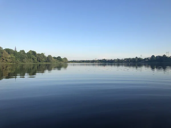 Vista Parque Fin Semana Verano Letonia Kekava — Foto de Stock