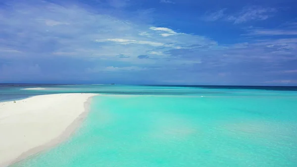 Eine Wunderschöne Strandlandschaft Auf Den Malediven — Stockfoto