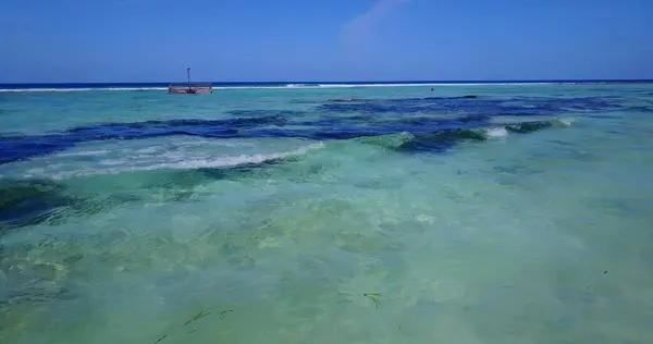 Вид Повітря Мальовничий Пляжний Краєвид Мальдівів — стокове фото