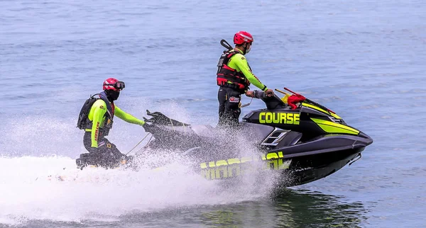 Security Race Marshalls Powerboat Competition Bang Saray Thailand — Stock Photo, Image