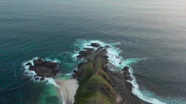 Deniz manzarası ve yazın Endonezya 'daki Lombok Adası.