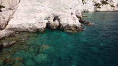 Yunanistan 'ın Zakhynthos kentinin havadan görüntüsü