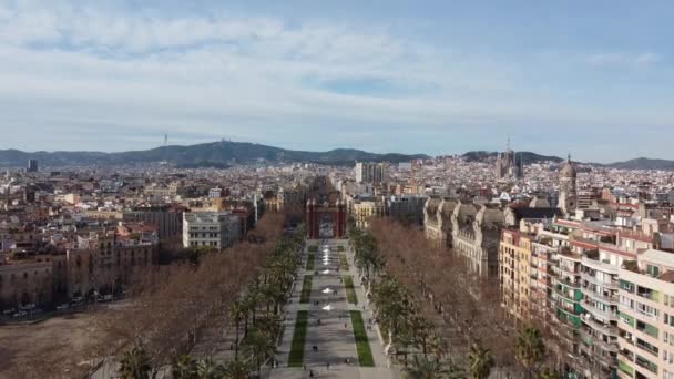 바르셀로나 스페인의 — 비디오