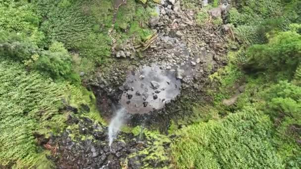 Hot Thermal Springs Furnas Village Sao Miguel Island Azores Portugal — Stock Video