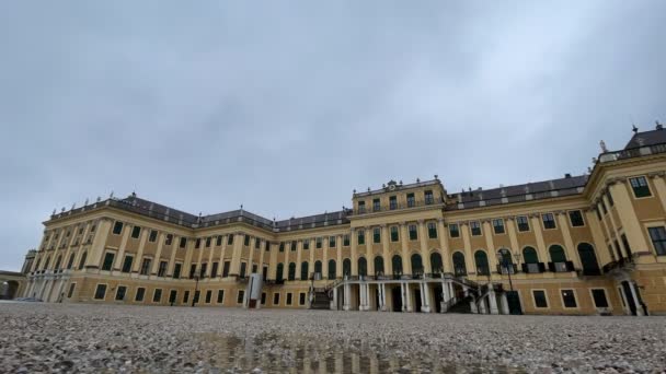 Ein Schloss Schönbrunn Wien Österreich — Stockvideo
