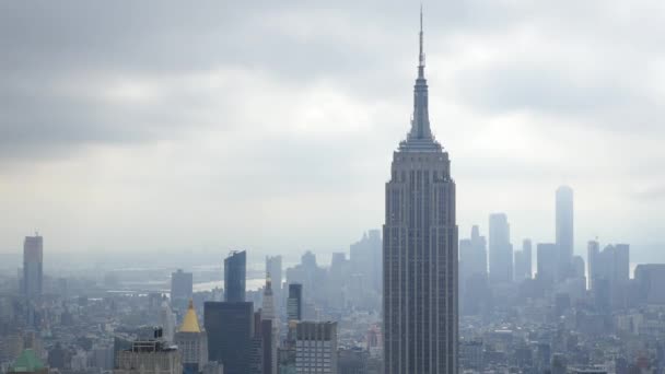 Prachtig Uitzicht Architectuur Van Stad New York — Stockvideo