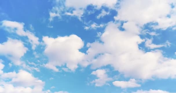 Ein Zeitraffer Blick Auf Wolken Die Sich Schnell Blauen Himmel — Stockvideo