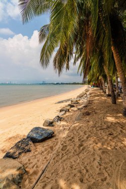 Bang Saray, Tayland 'daki sahilin dikey manzarası.