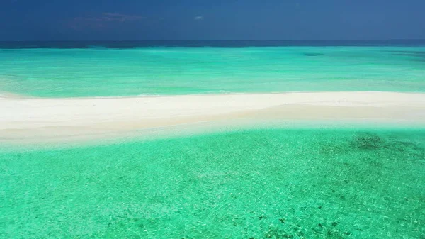 Egy Gyönyörű Strand Maldív Szigeteken — Stock Fotó