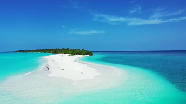 Eine Wunderschöne Strandlandschaft Auf Den Malediven — Stockfoto