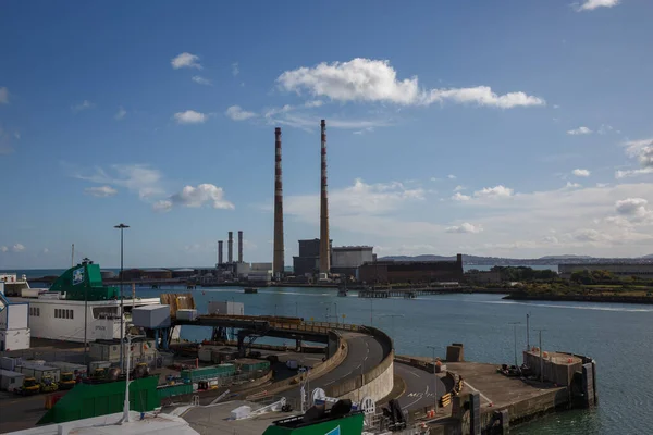 Uitzicht Haven Van Dublin Een Zonnige Dag Ierland — Stockfoto
