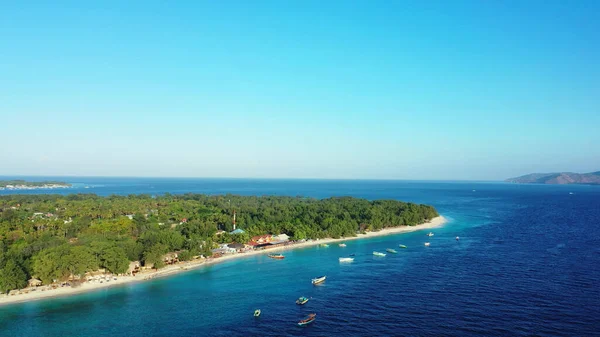 Veduta Aerea Una Bellissima Isola Delle Maldive Thailandia — Foto Stock