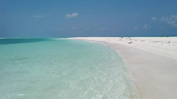 Krásná Plážová Krajina Maledivách — Stock fotografie