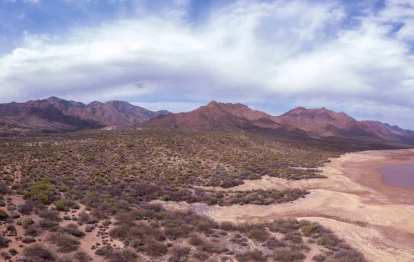 Een Prachtige Foto Van Horseshoe Meer Met Droge Camping Planten — Stockfoto