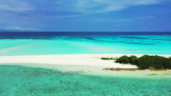Piękny Morski Krajobraz Malediwach — Zdjęcie stockowe