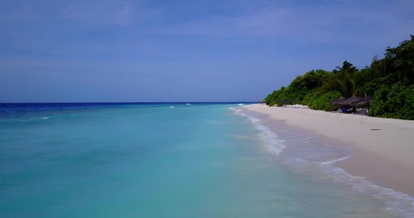 Malowniczy Widok Piękne Malediwy Spokojnym Oceanie Indyjskim — Zdjęcie stockowe