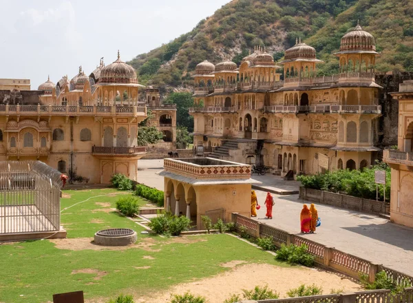 Tempio Delle Scimmie Galta Jaipur India — Foto Stock