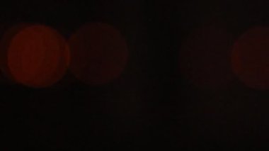 Penceredeki soyut bokeh ışıkları