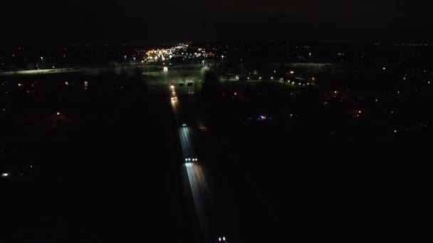 Egy Légi Felvétel Dixie Avenue Autópályáról Dade City Ben Floridában — Stock videók