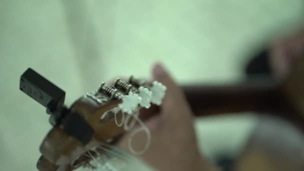 Gitar Çalan Seçici Bir — Stok video