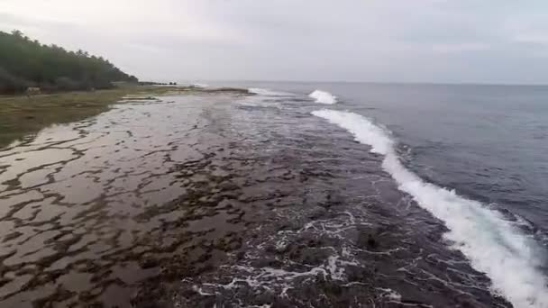 Una Vista Aerea Bellissimo Paesaggio Marino Nelle Filippine — Video Stock