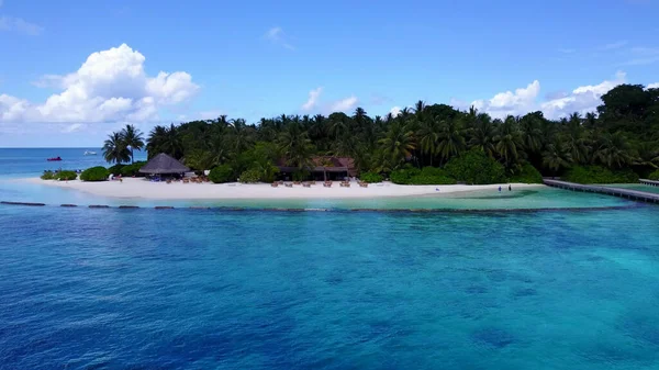 Ett Vackert Strandlandskap Maldiverna — Stockfoto