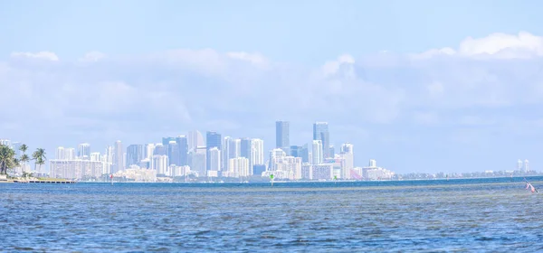 Beautiful View High Rise Buildings Horizon Miami Florida — Stock Photo, Image