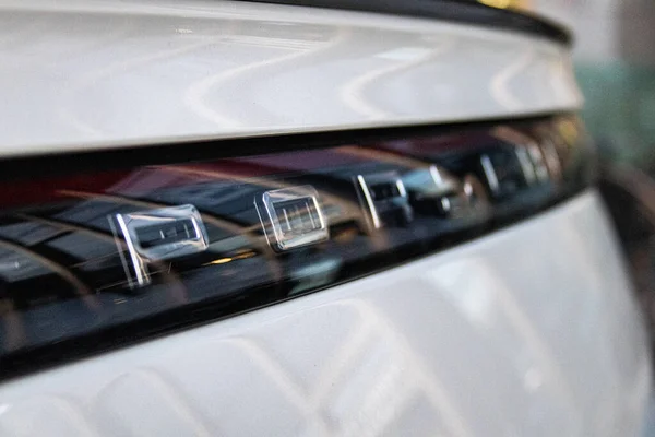 Эмблема Porsche Cayenne Заднем Бампере — стоковое фото