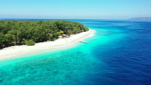 Una Vista Panorámica Las Hermosas Maldivas Tranquilo Océano Índico — Foto de Stock