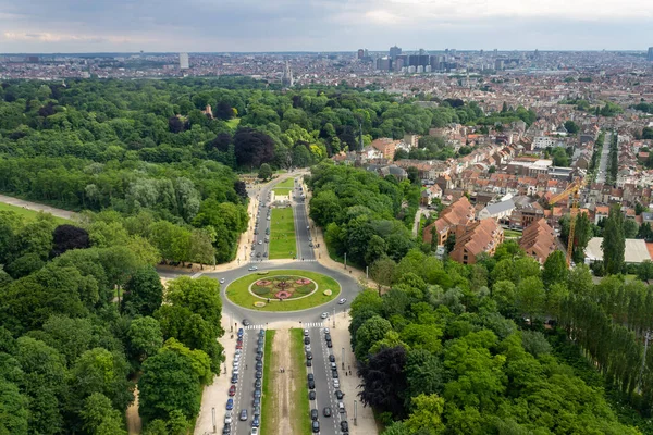 Brüksel Deki Osseghem Parkı Belçika Avrupa — Stok fotoğraf