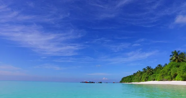 Krásný Záběr Tropický Ostrov Oceánu — Stock fotografie