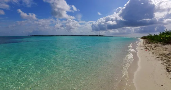 Hermoso Paisaje Playa Las Maldivas —  Fotos de Stock