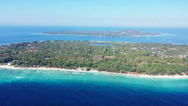 Uno Scatto Aereo Isola Alle Maldive — Foto Stock